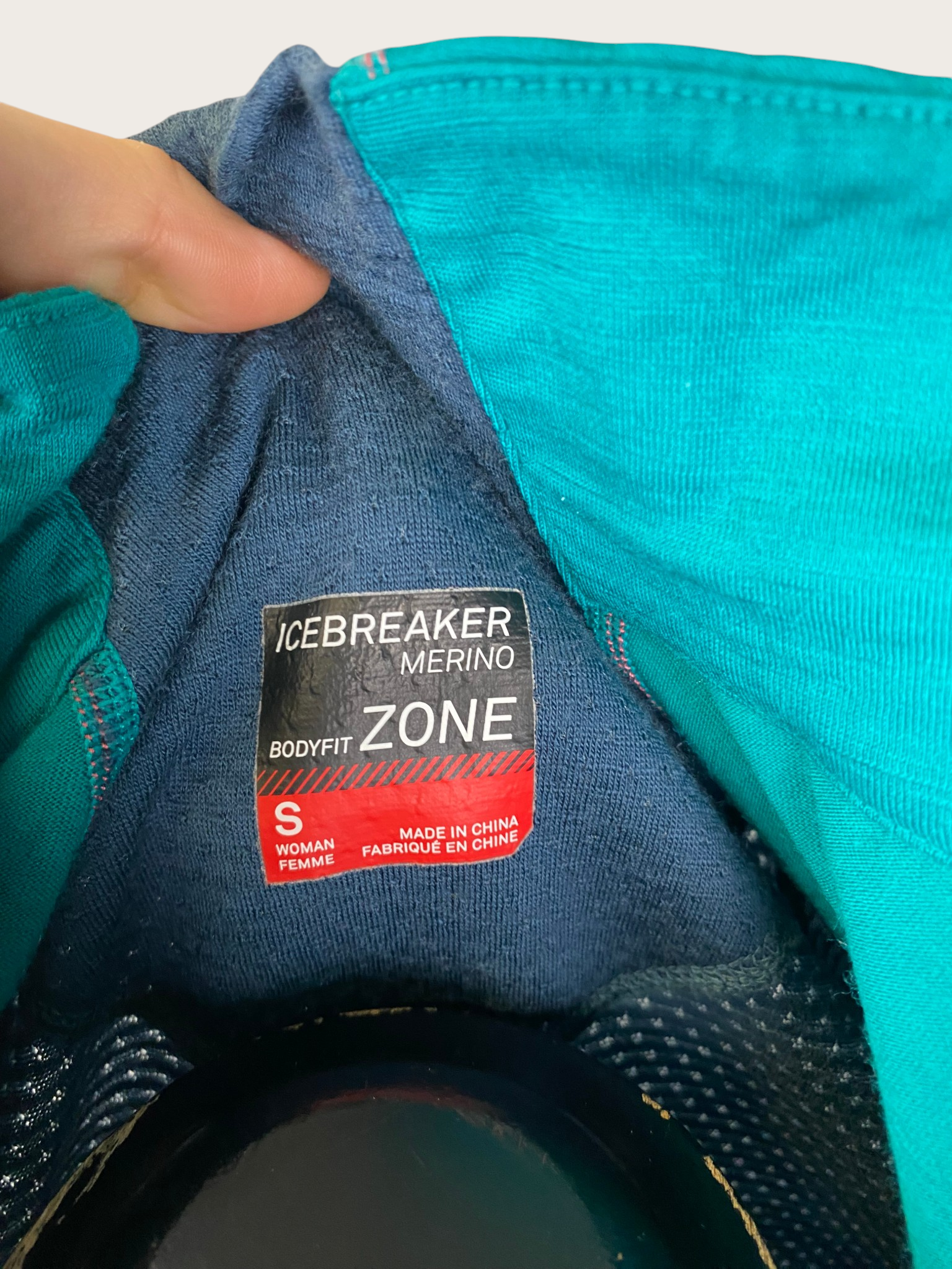 Icebreaker Bodyfit Zone Merino Half-Zip Pullover (S)