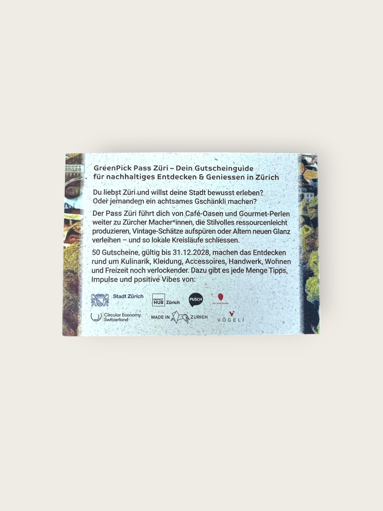 Green Pick Pass Zürich