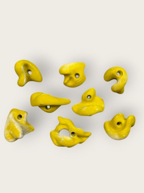 HRT Bouldergriffe, Klettergriffe Set gelb
