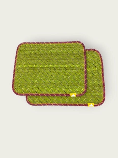 Upcycling Tischset aus Kletterseil