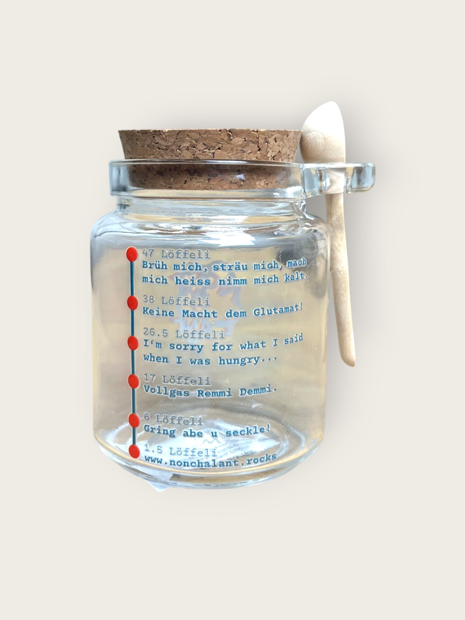 Nonchalant Vorratsglas