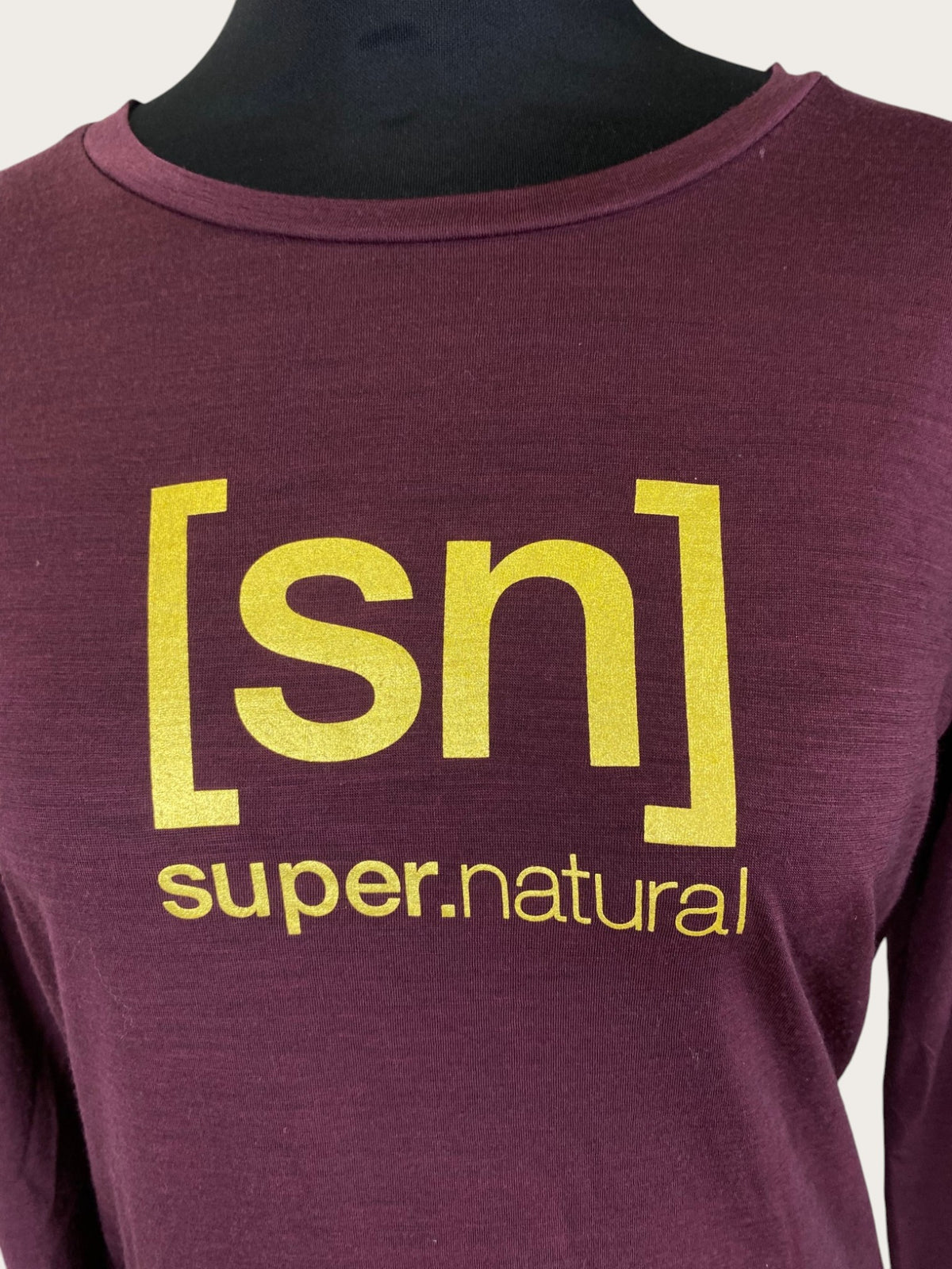Super.natural Essential Logo Merino Longsleeve (M)