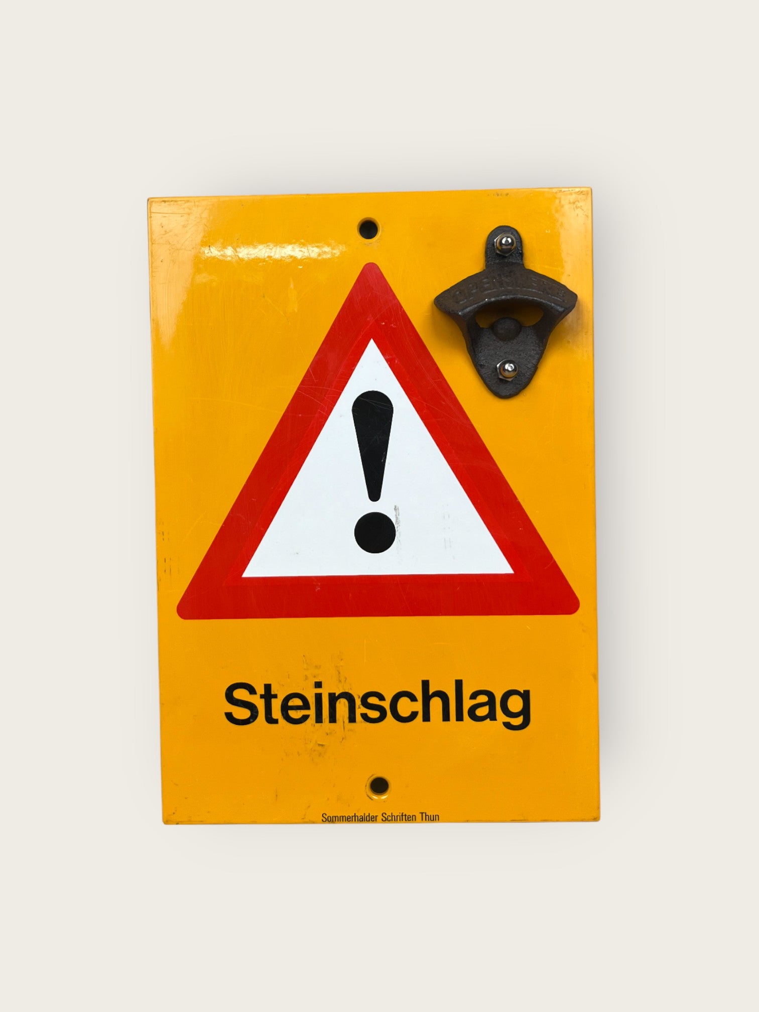 Flaschenöffner Steinschlag