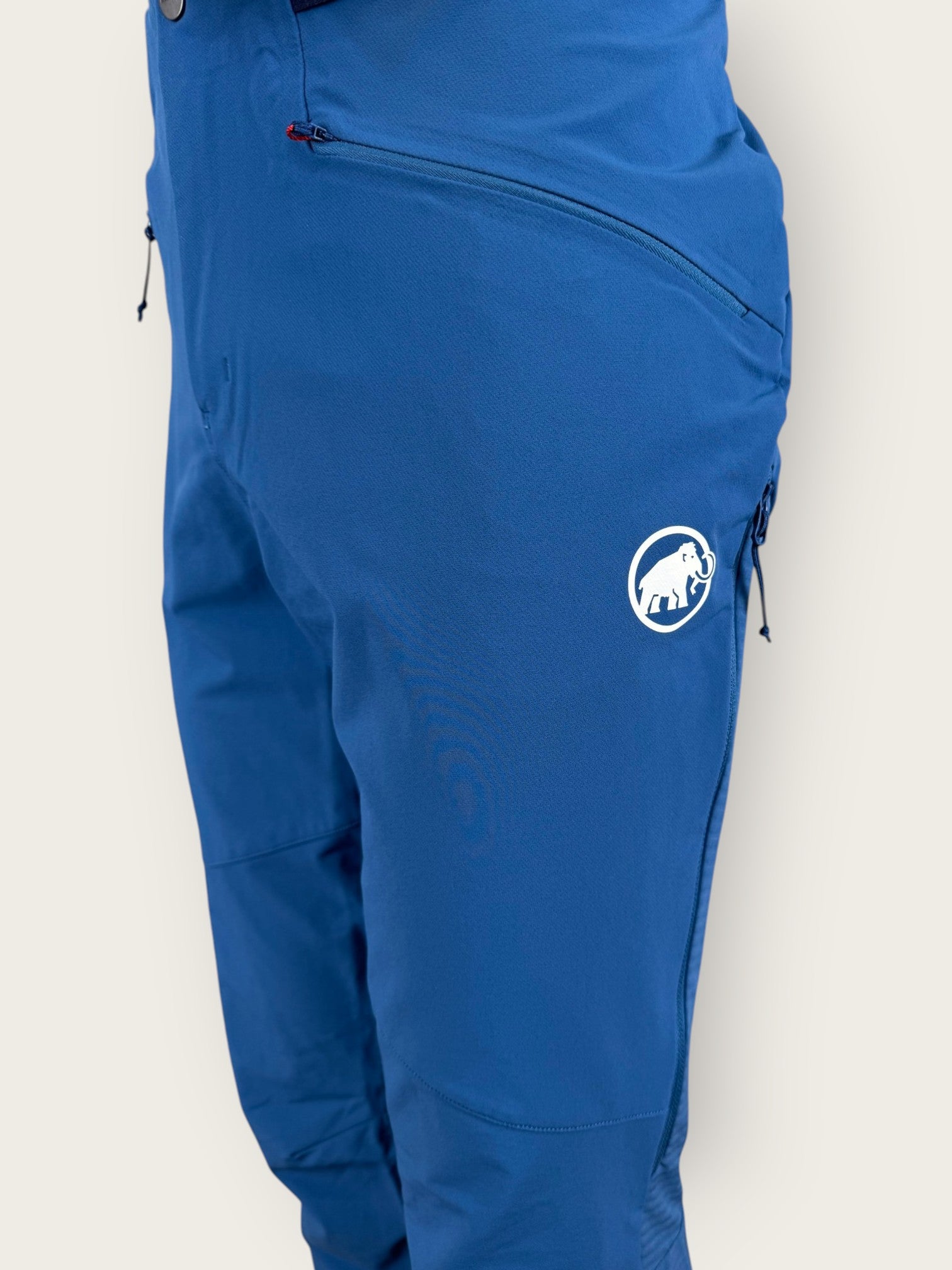 Mammut Softshellhose, Detailansicht, Material und Passform