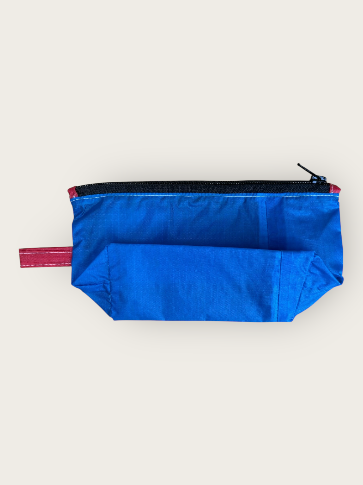 small upcycled toiletry bag