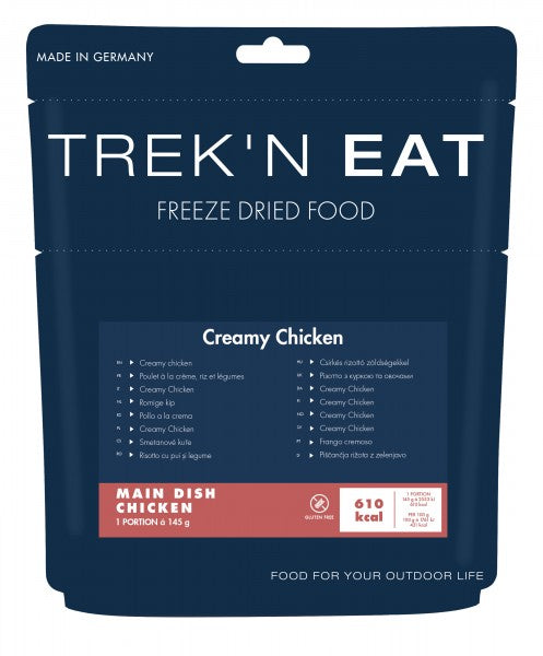 Trek'n Eat Sahnenudeln mit Spinat und Poulet