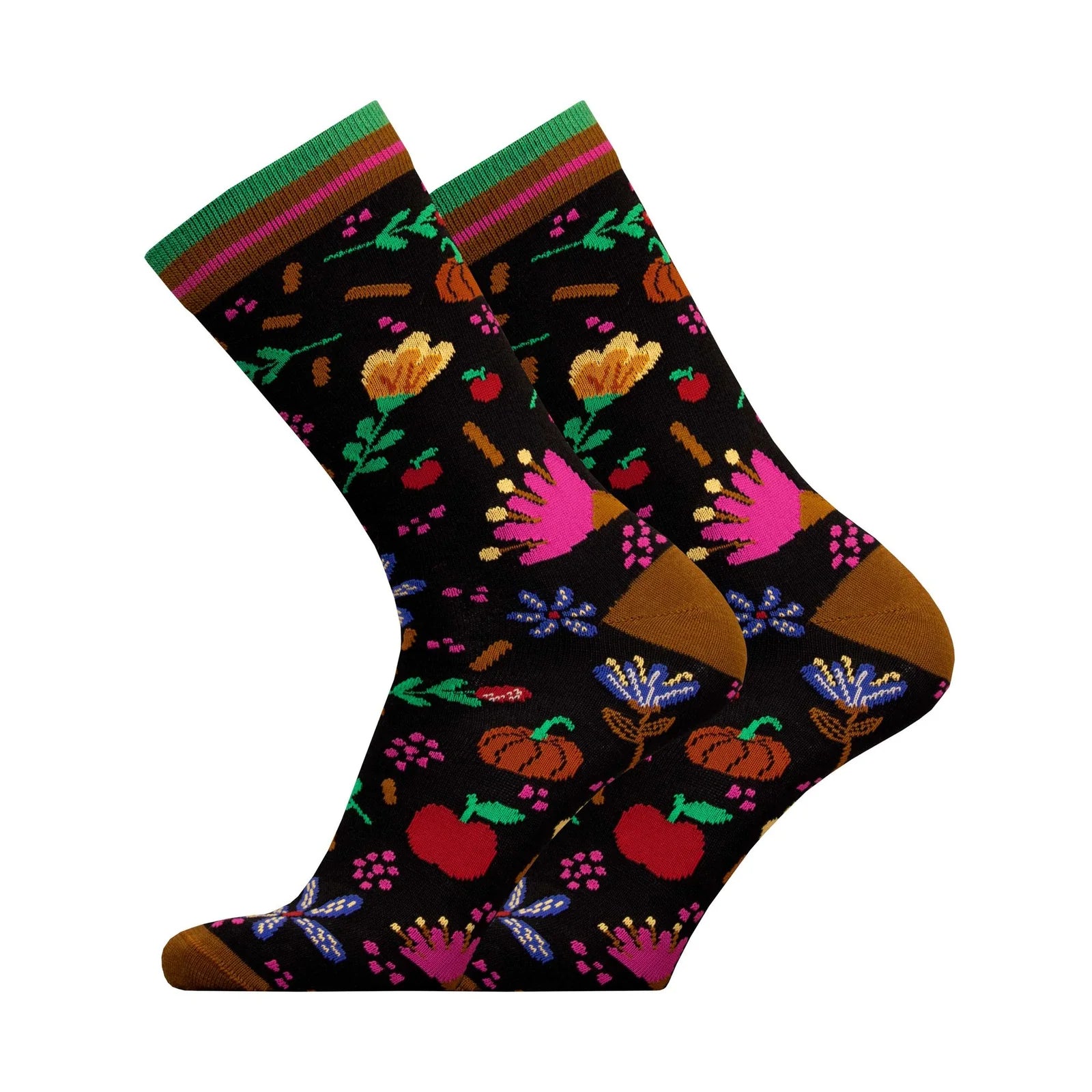 Uphill Merino Autumn Garden black