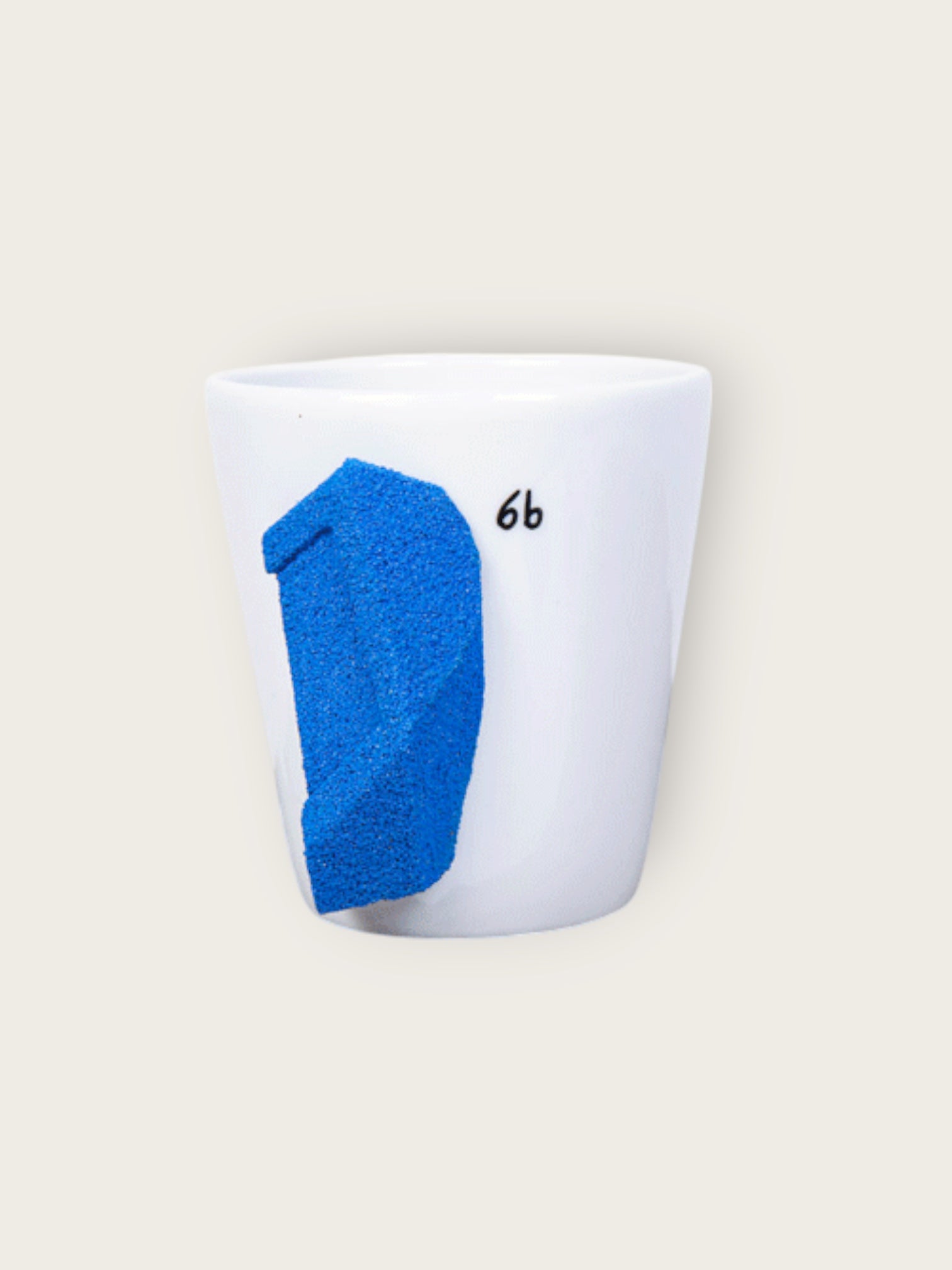 Klettertasse Kaffee Fingerbeisser 6b