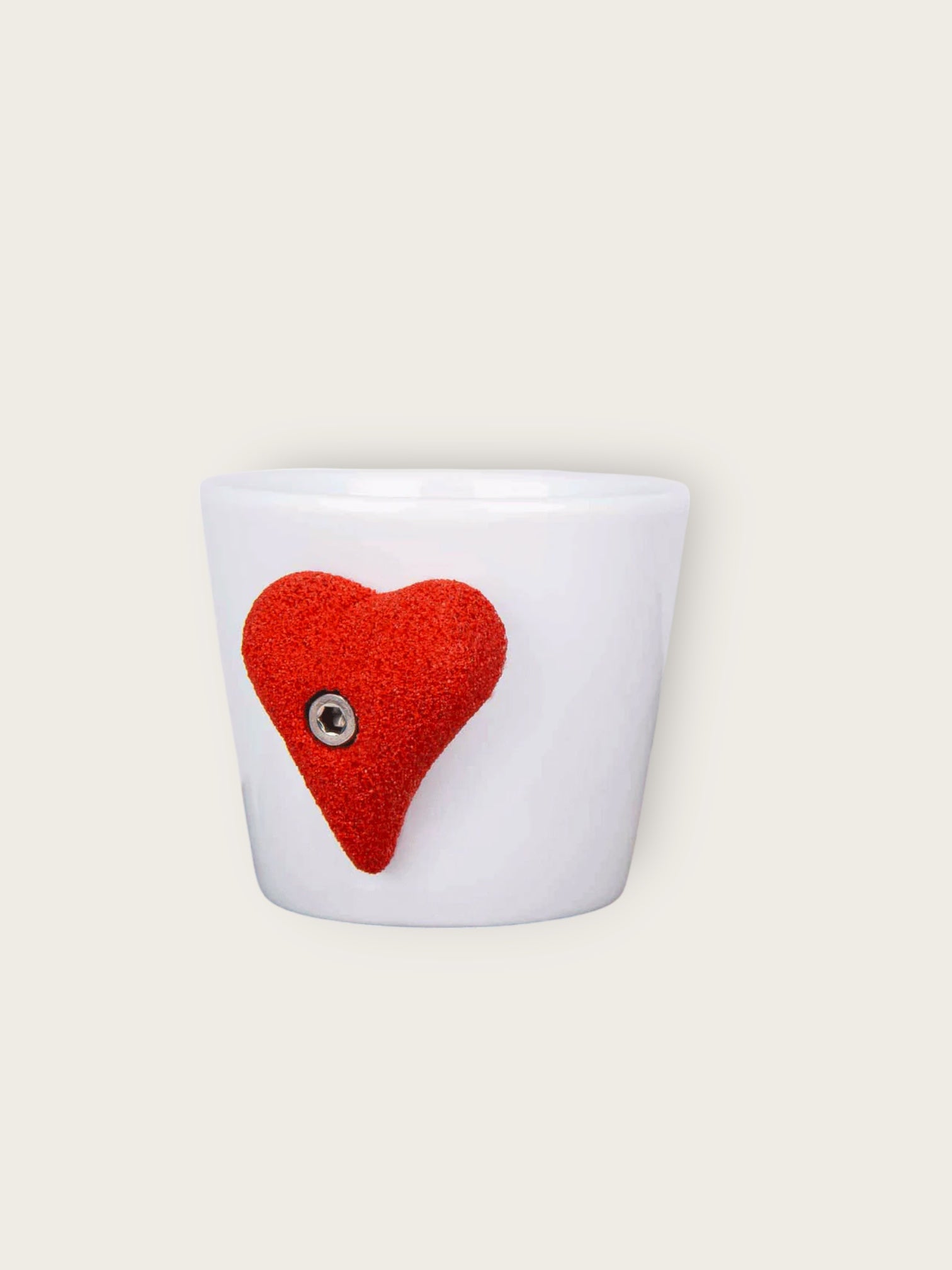 Klettertasse Espresso Herz