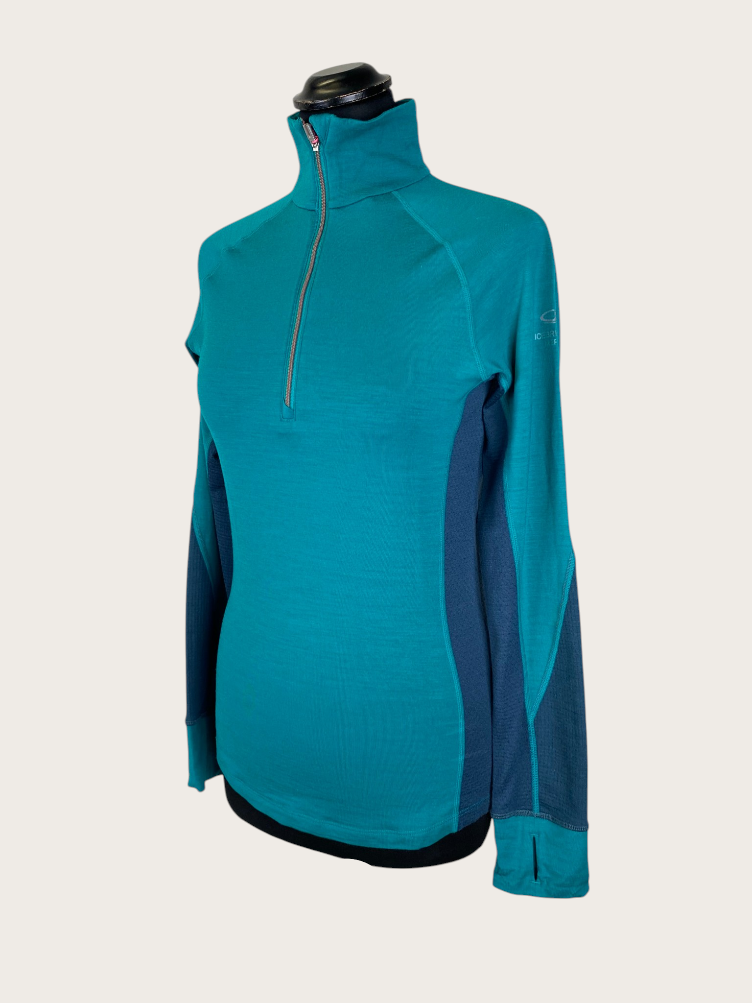 Icebreaker Bodyfit Zone Merino Half-Zip Pullover (S)
