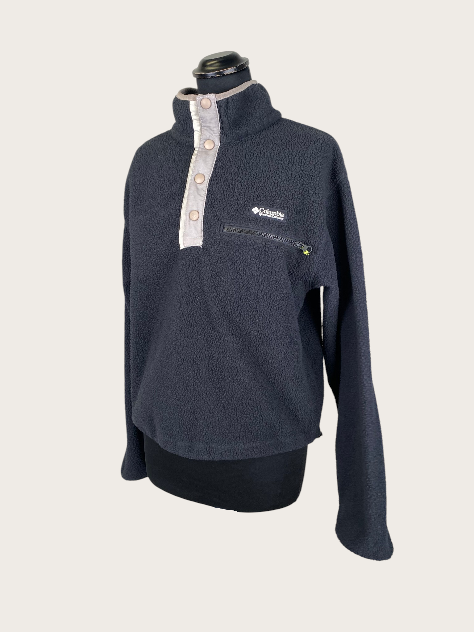 Columbia Helvetia Cropped Half Snap Fleece Pullover (XS)