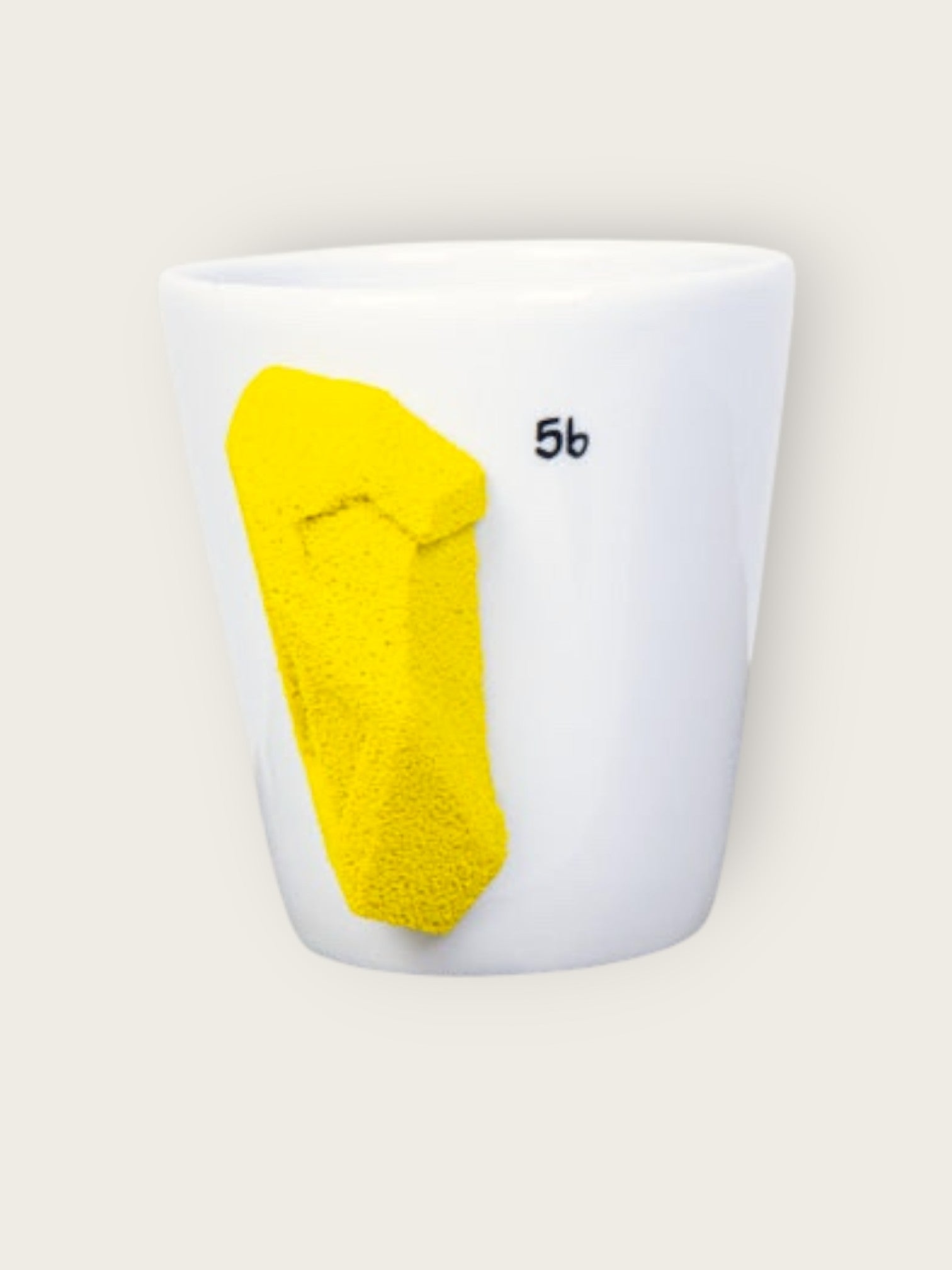 Klettertasse Kaffee 5b (gelb)