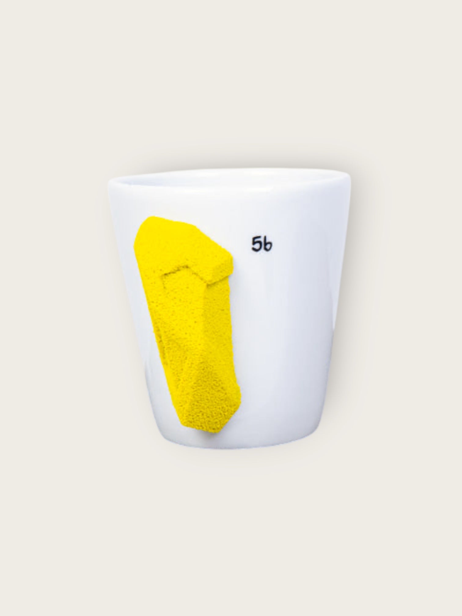 Klettertasse Kaffee Fingerbeisser 5b