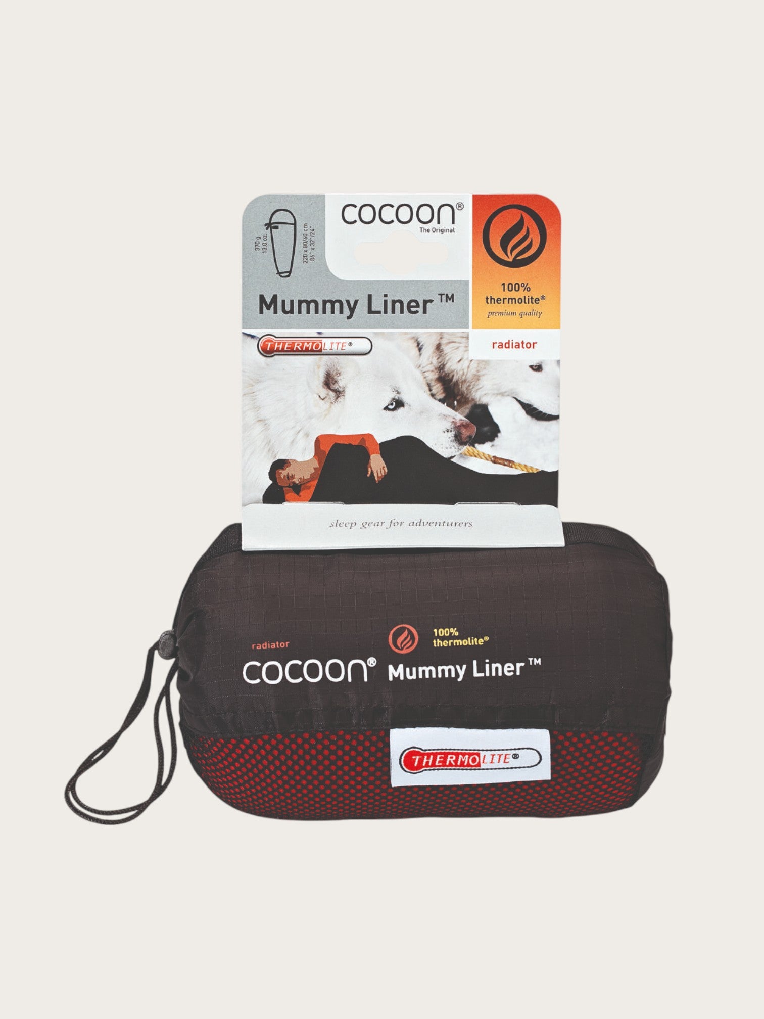 Cocoon Mummy Liner 100% Thermolite Radiator