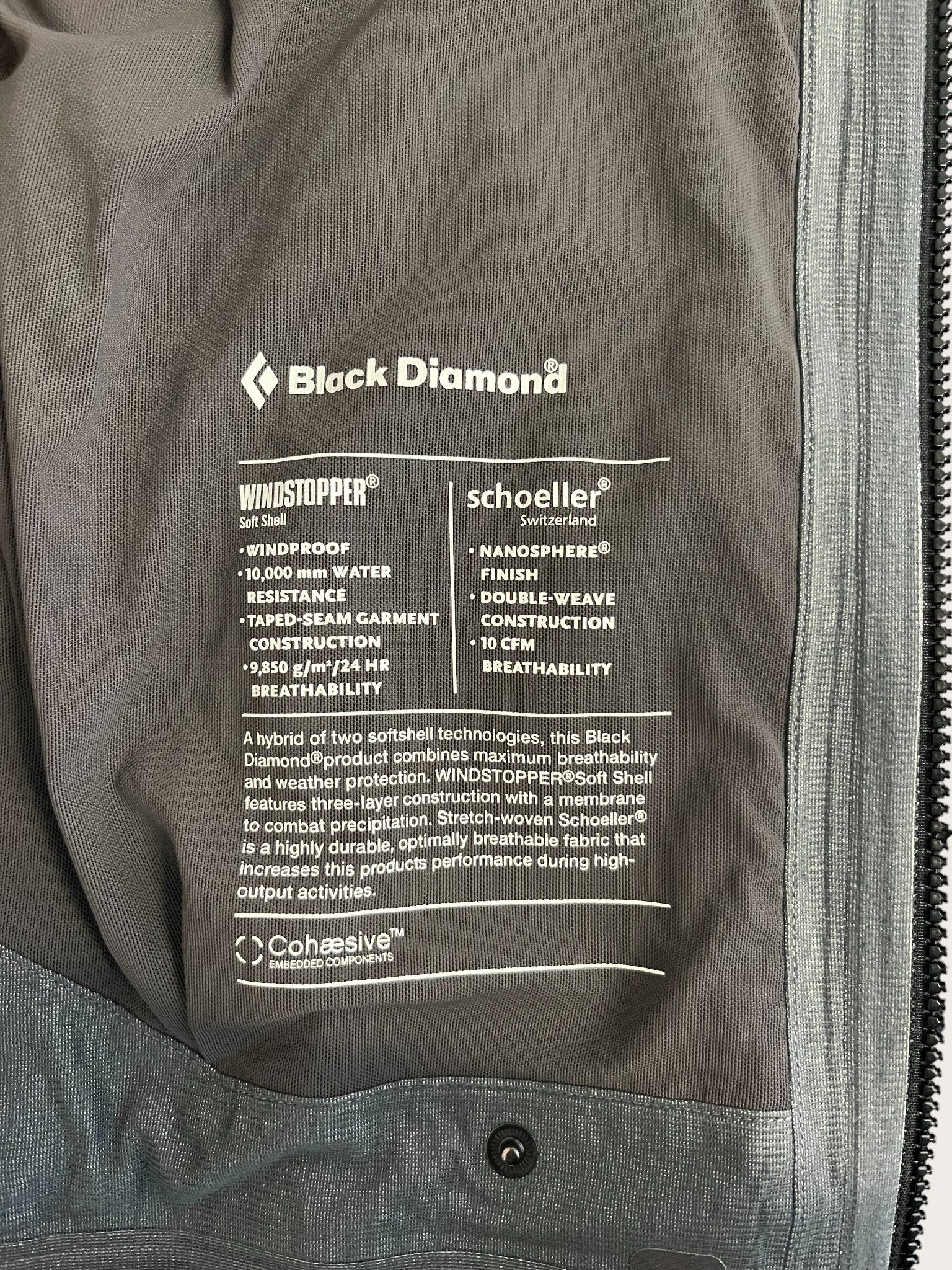 Black Diamond Skijacke (M)