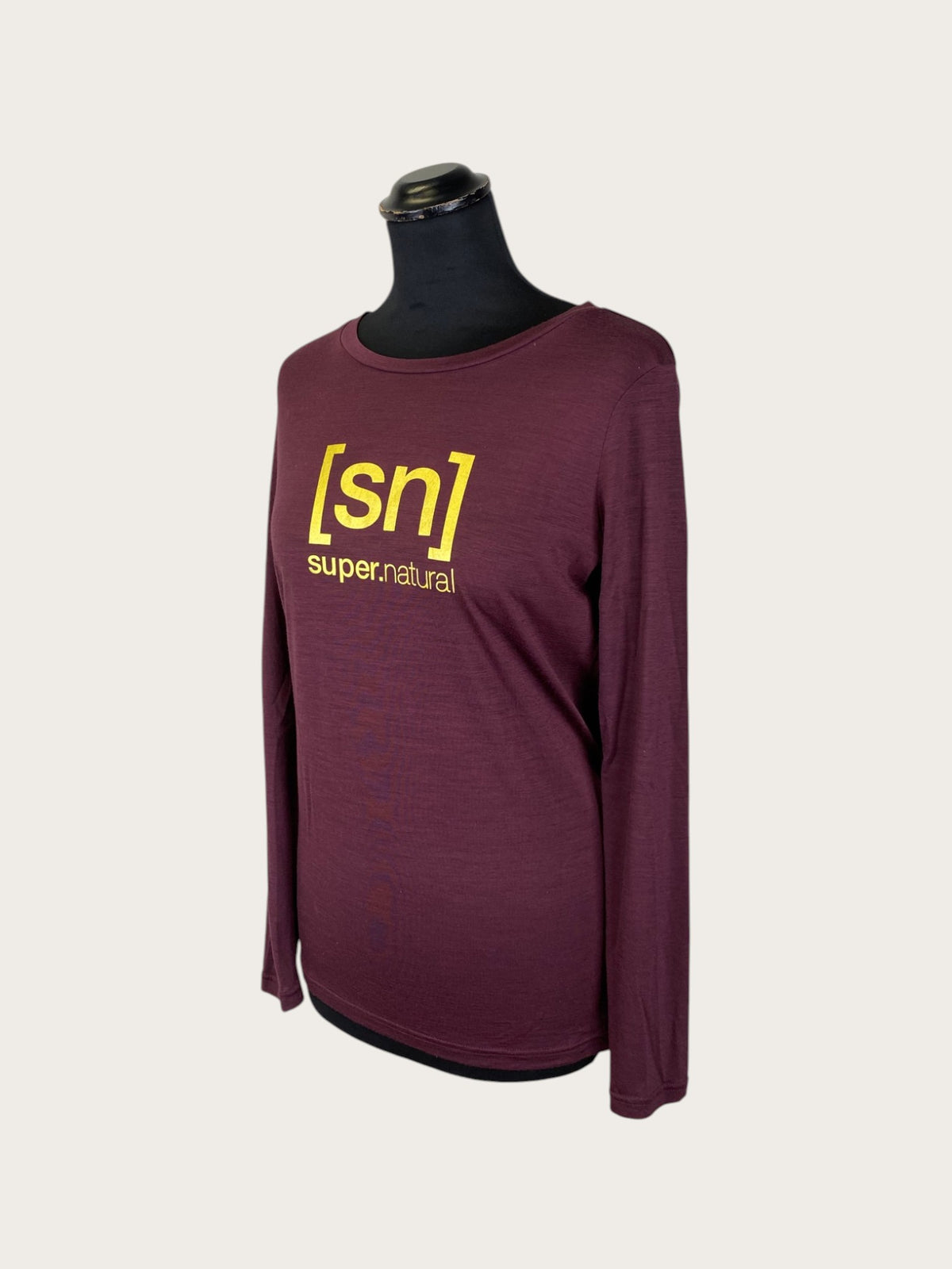 Super.natural Essential Logo Merino Longsleeve (M)