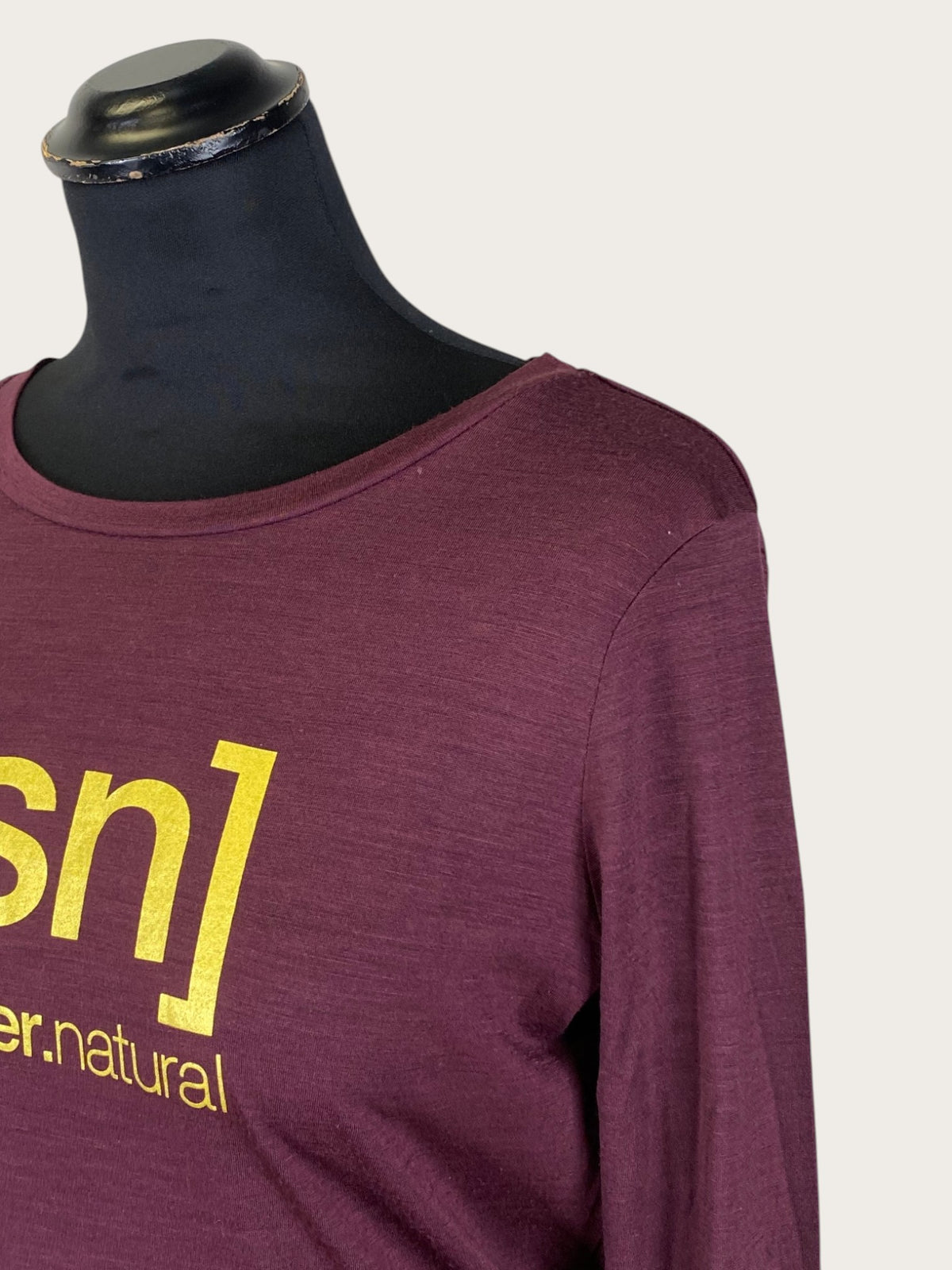 Super.natural Essential Logo Merino Longsleeve (M)