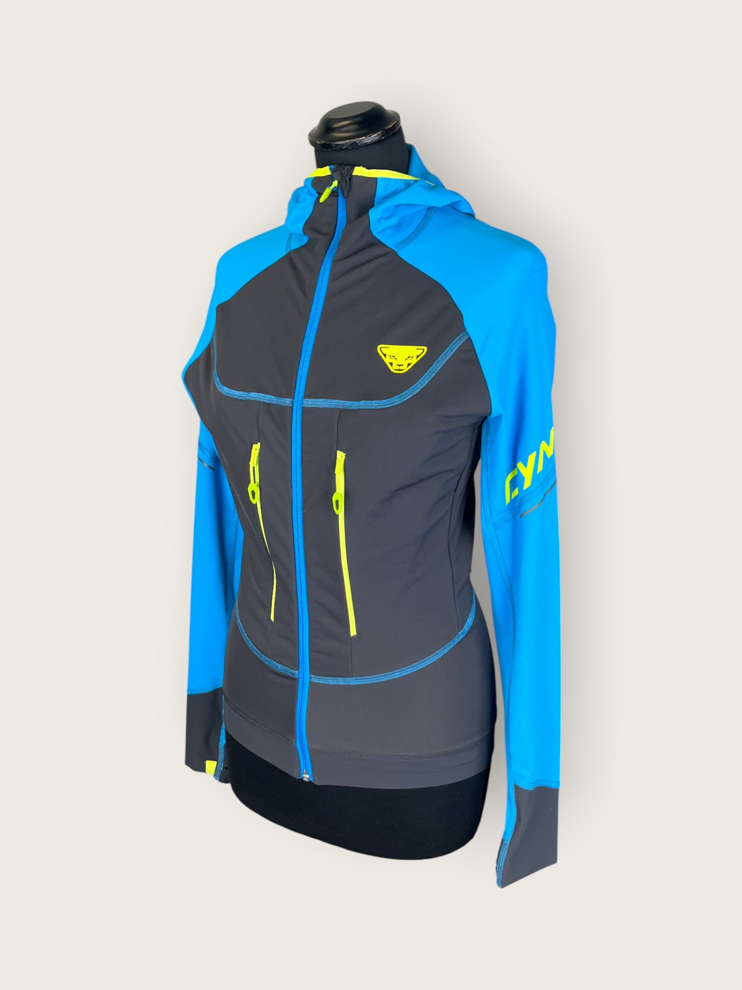 Dynafit Mezzalama Racejacket, Herren, XS, blau, grau, secondhand