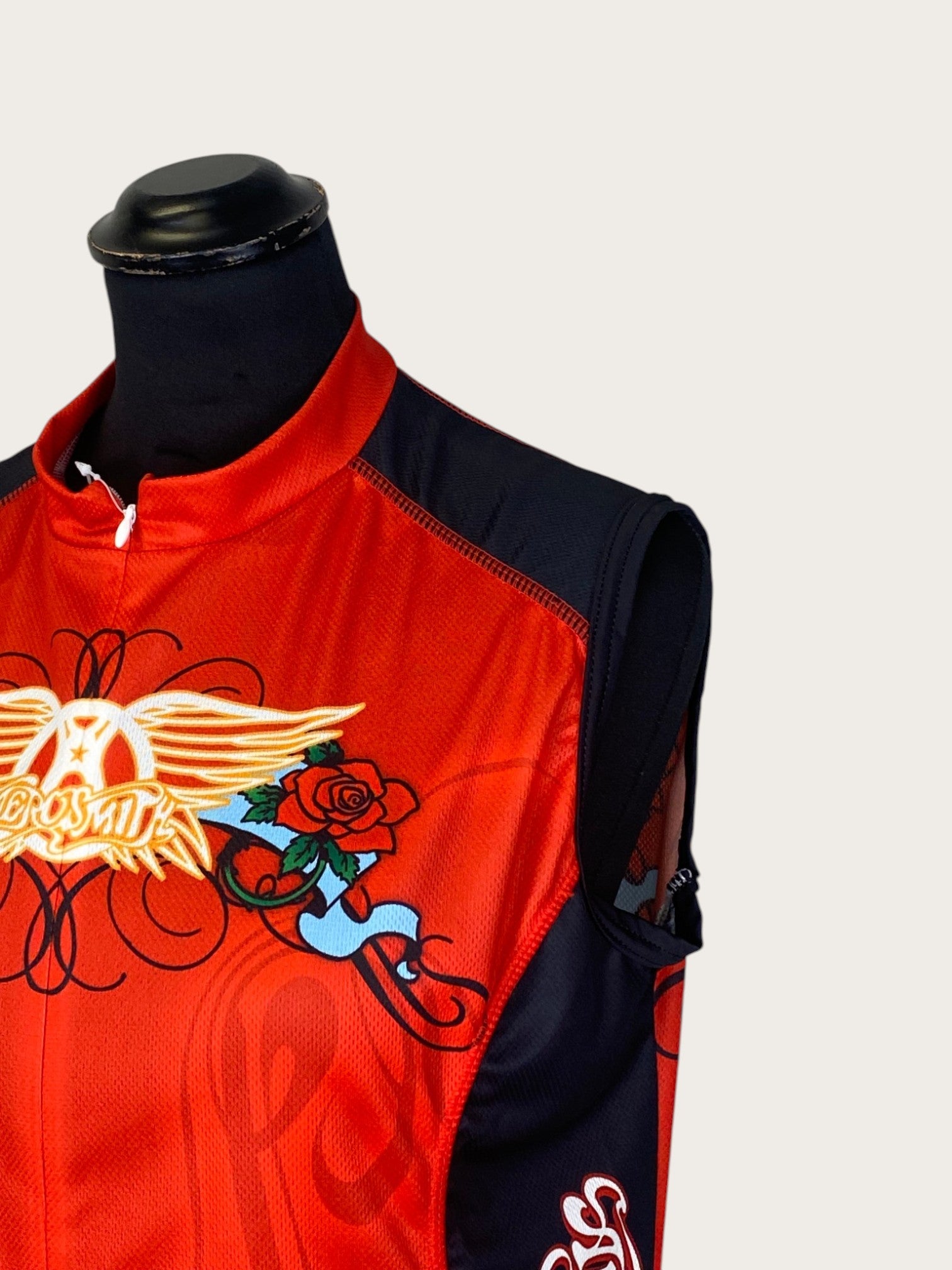 Primal Wear Vintage Aerosmith-Rose Bikeshirt (L)