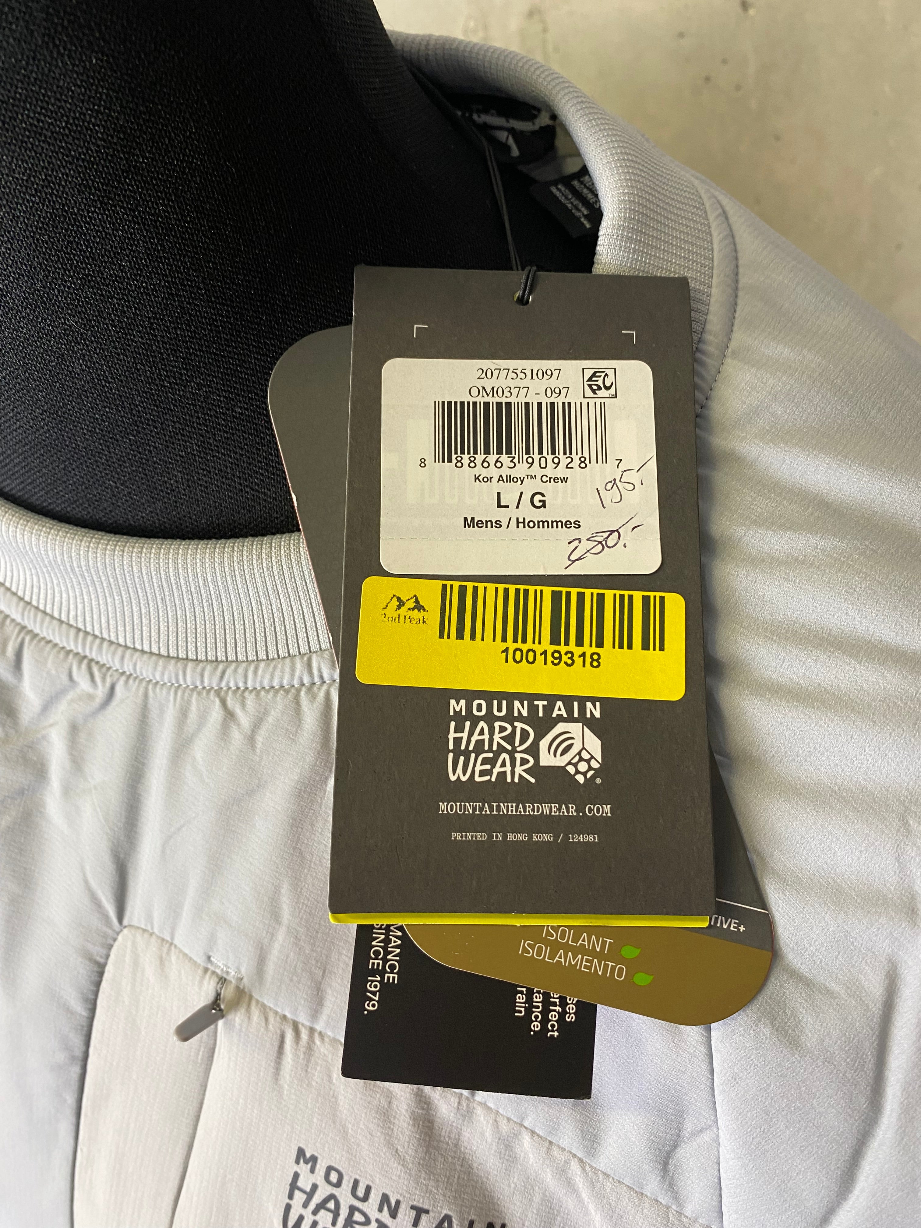 Mountain Hardwear Kor Alloy Crew Isolationsjacke (L)