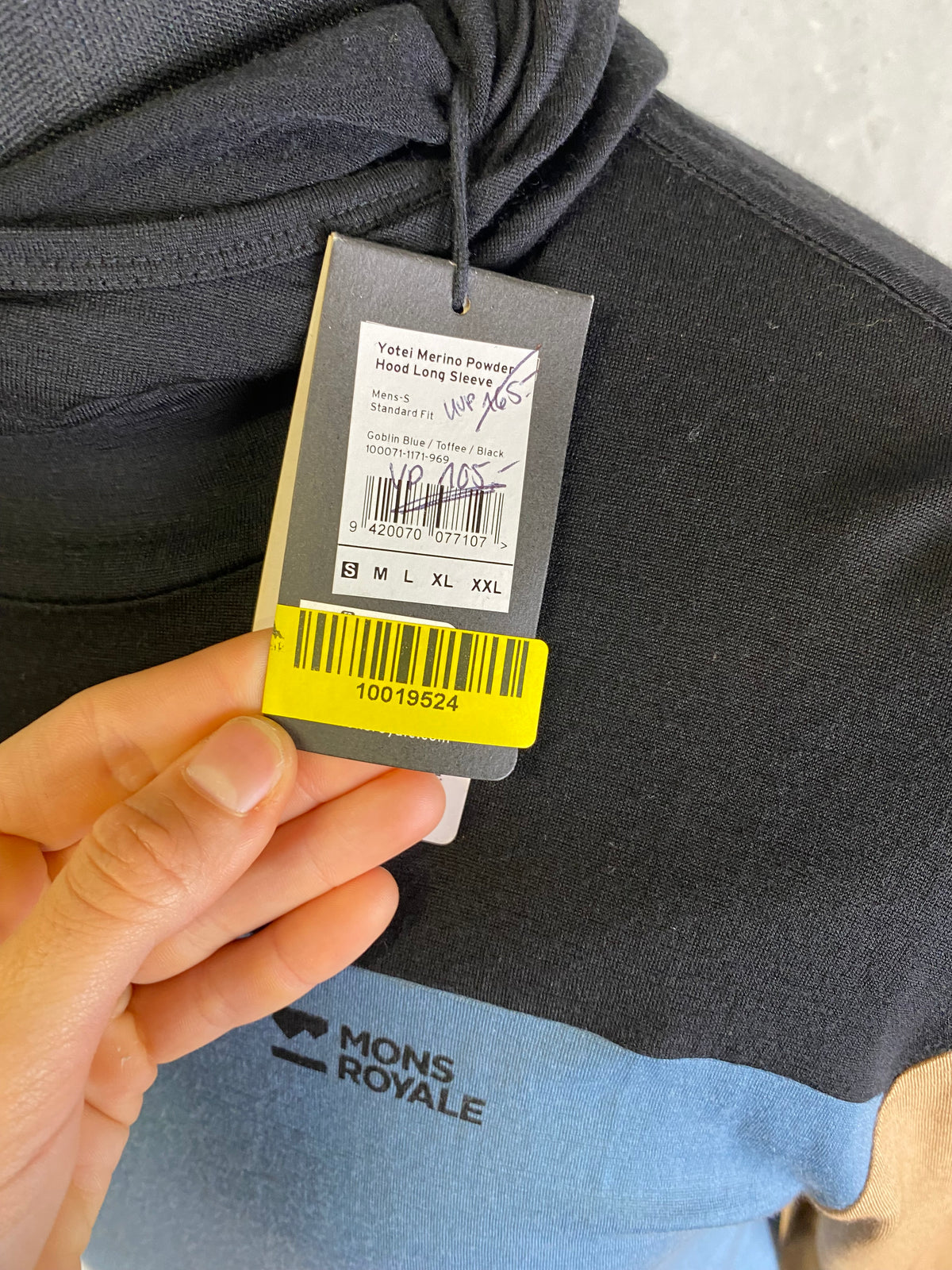 Mons Royale Yotei Merino Powder Hoodie (S)
