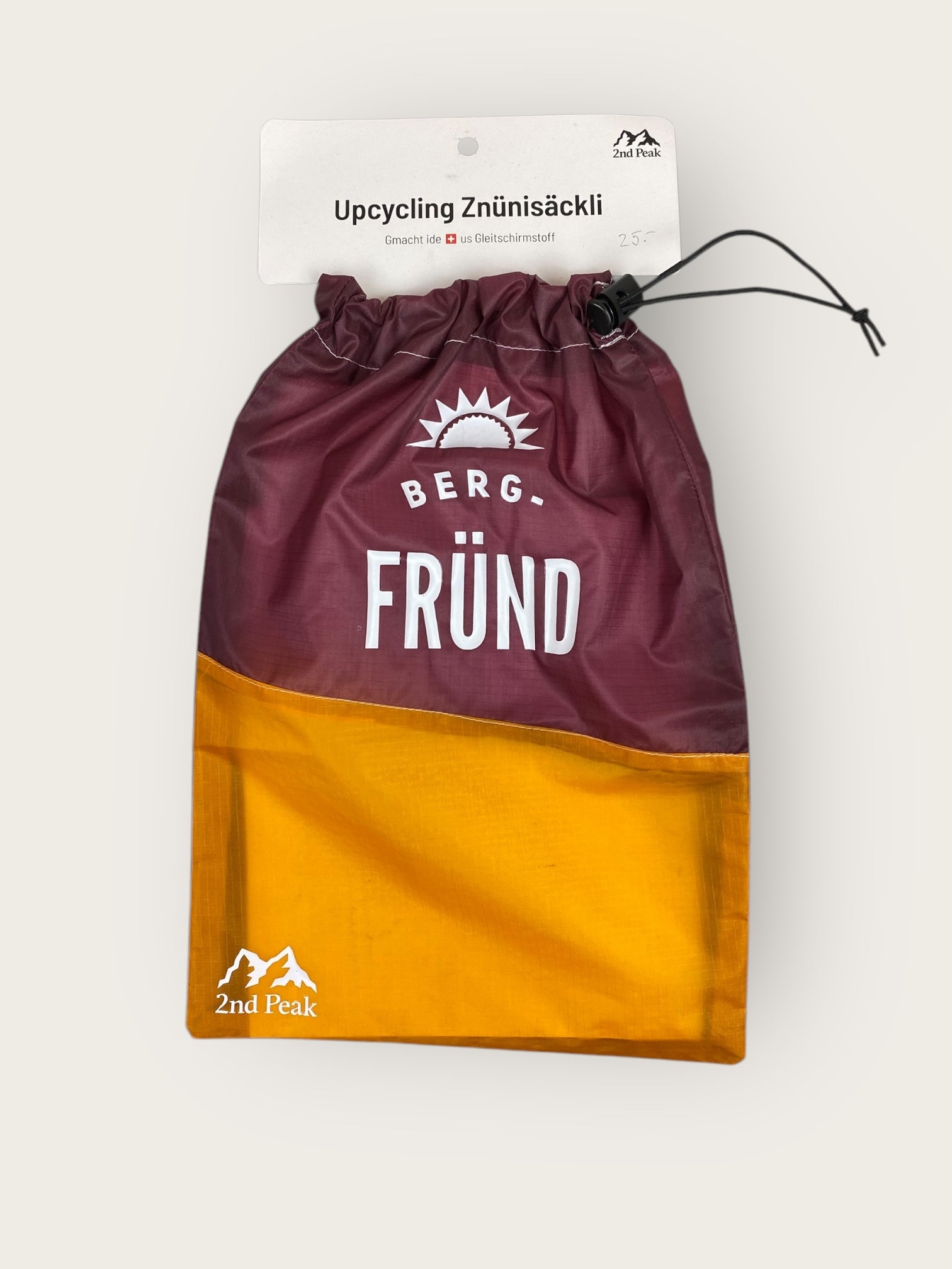 Upcycling Znünisäckli "Bergfründ"