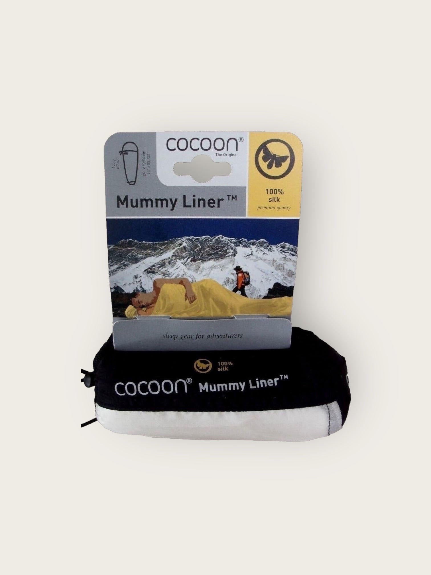 Cocoon Mummy Liner 100% Silk