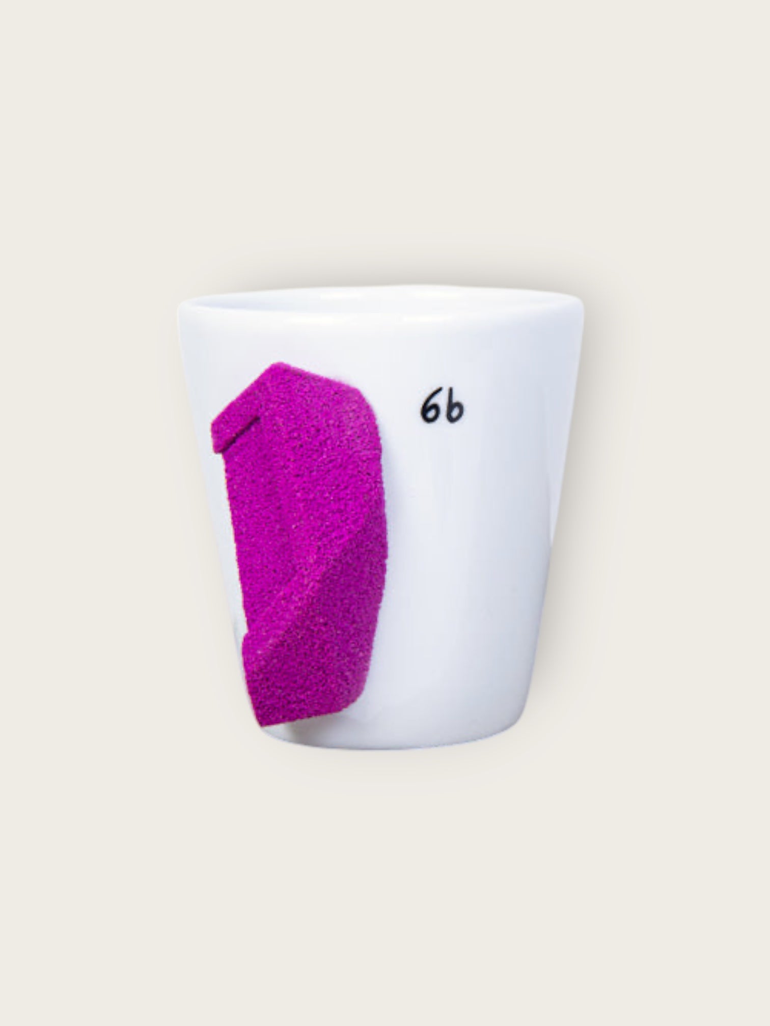 Klettertasse Kaffee Fingerbeisser 6b