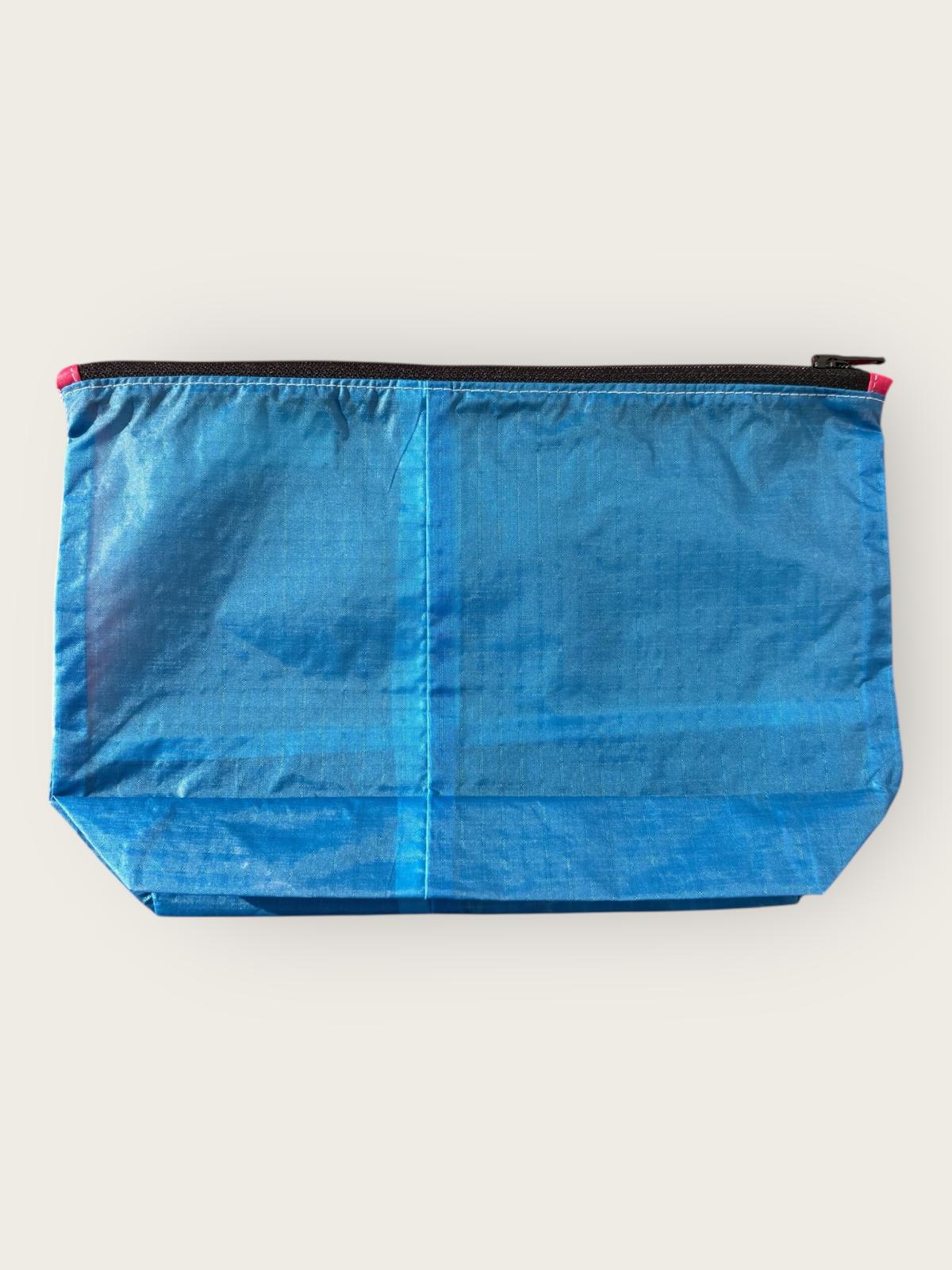 Large upcycled toiletry bag 
