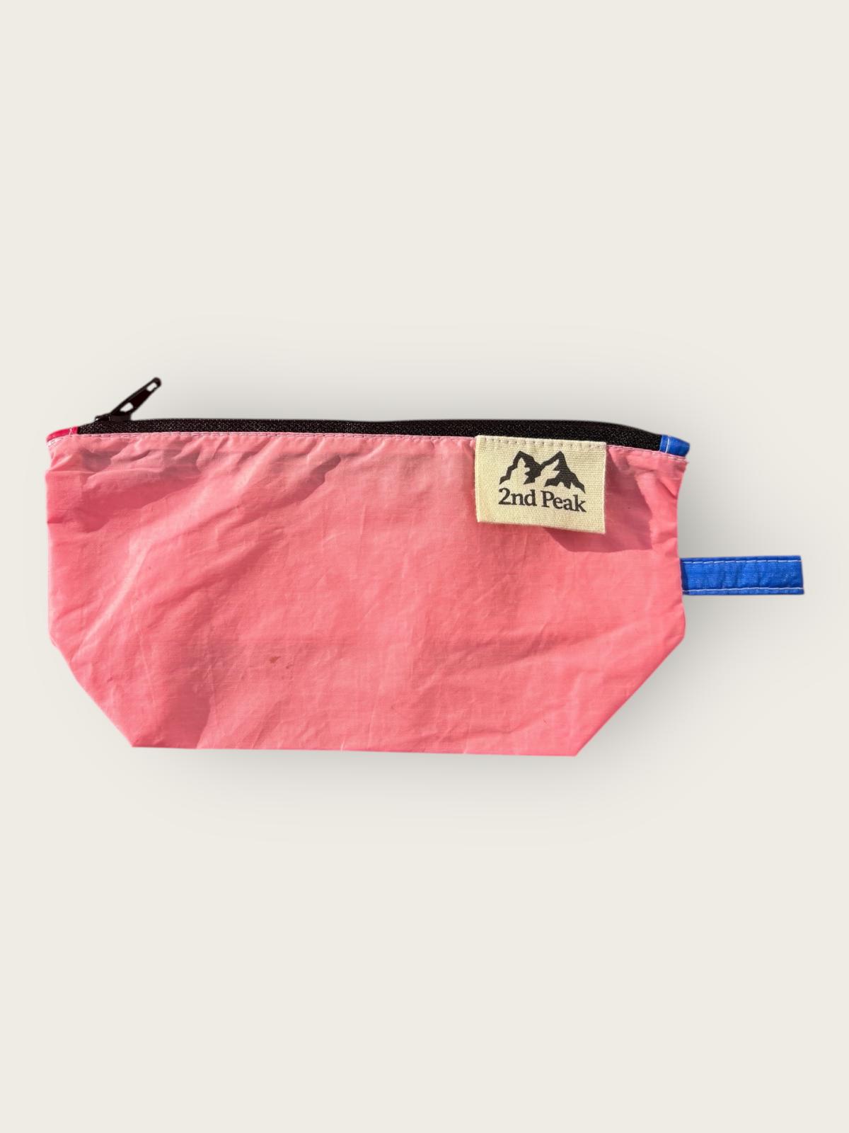 small upcycled toiletry bag 