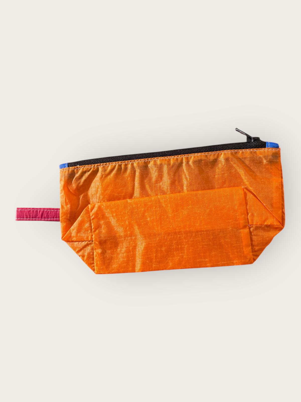 small upcycled toiletry bag 