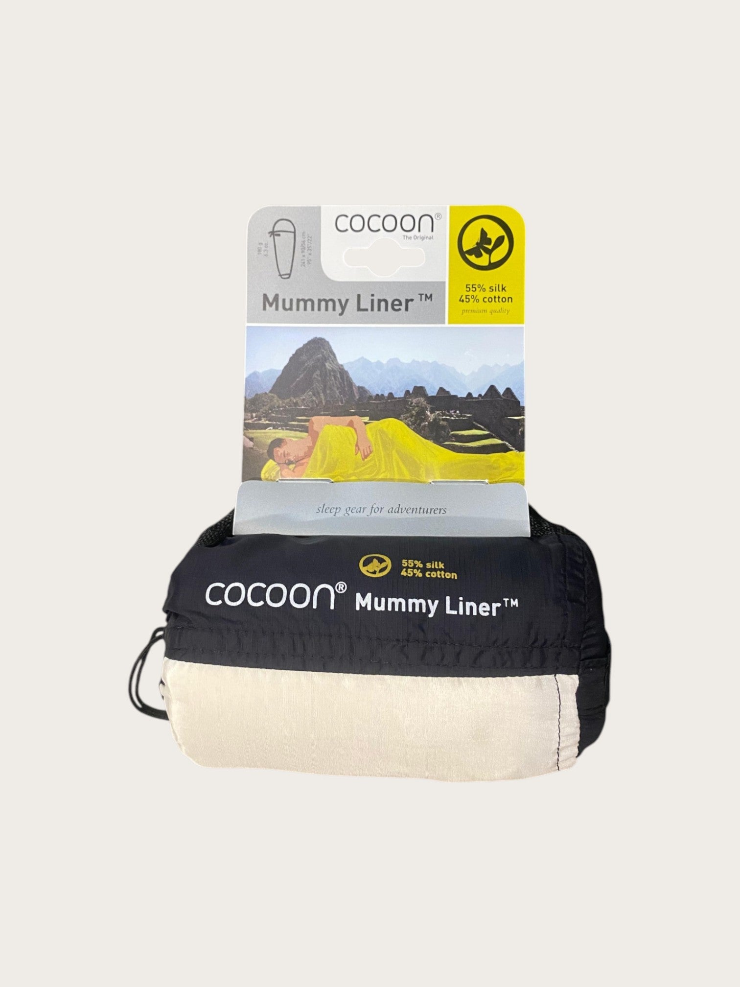 Cocoon Mummy Liner Silk/Cotton