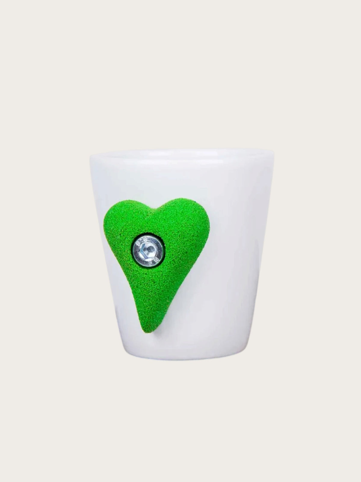 Klettertasse Kaffee Herz