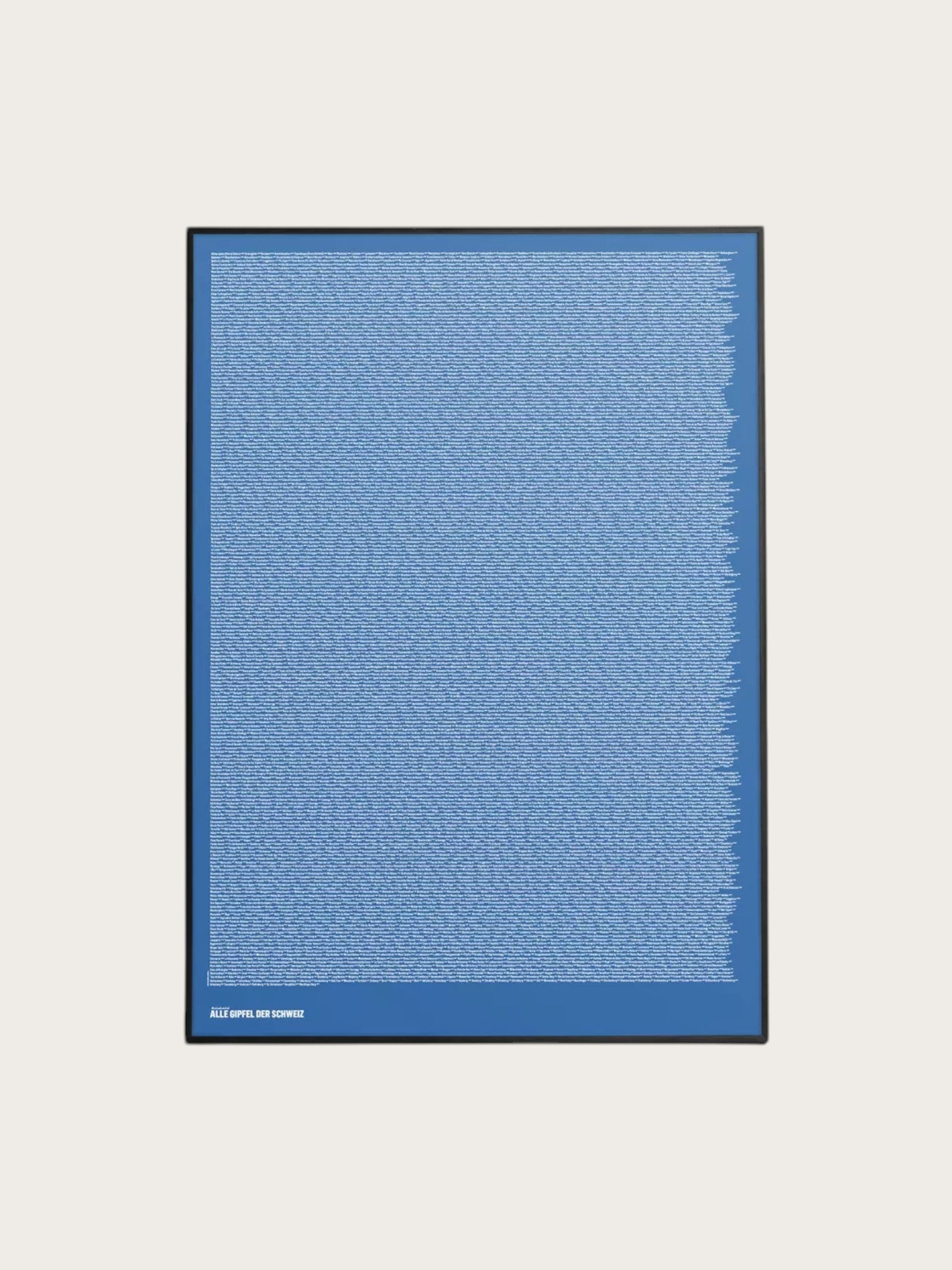 Kaspar Allenbach Poster ''Alle Schweizer Berge''
